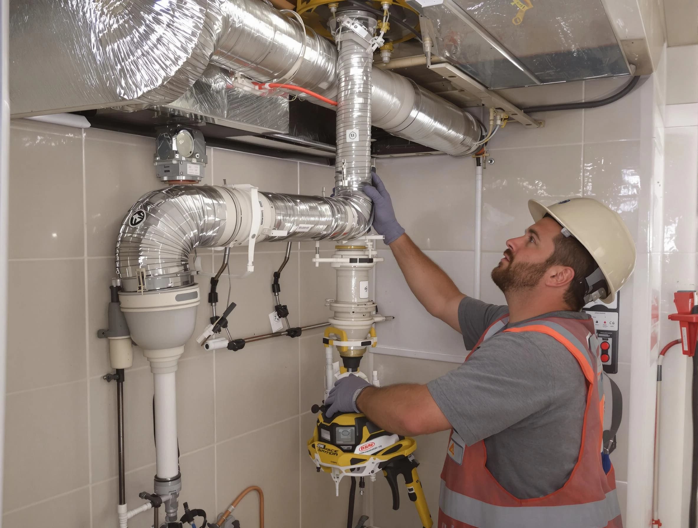 Temecula Dryer Vent Cleaning expert performing professional dryer vent repair and installation in Temecula