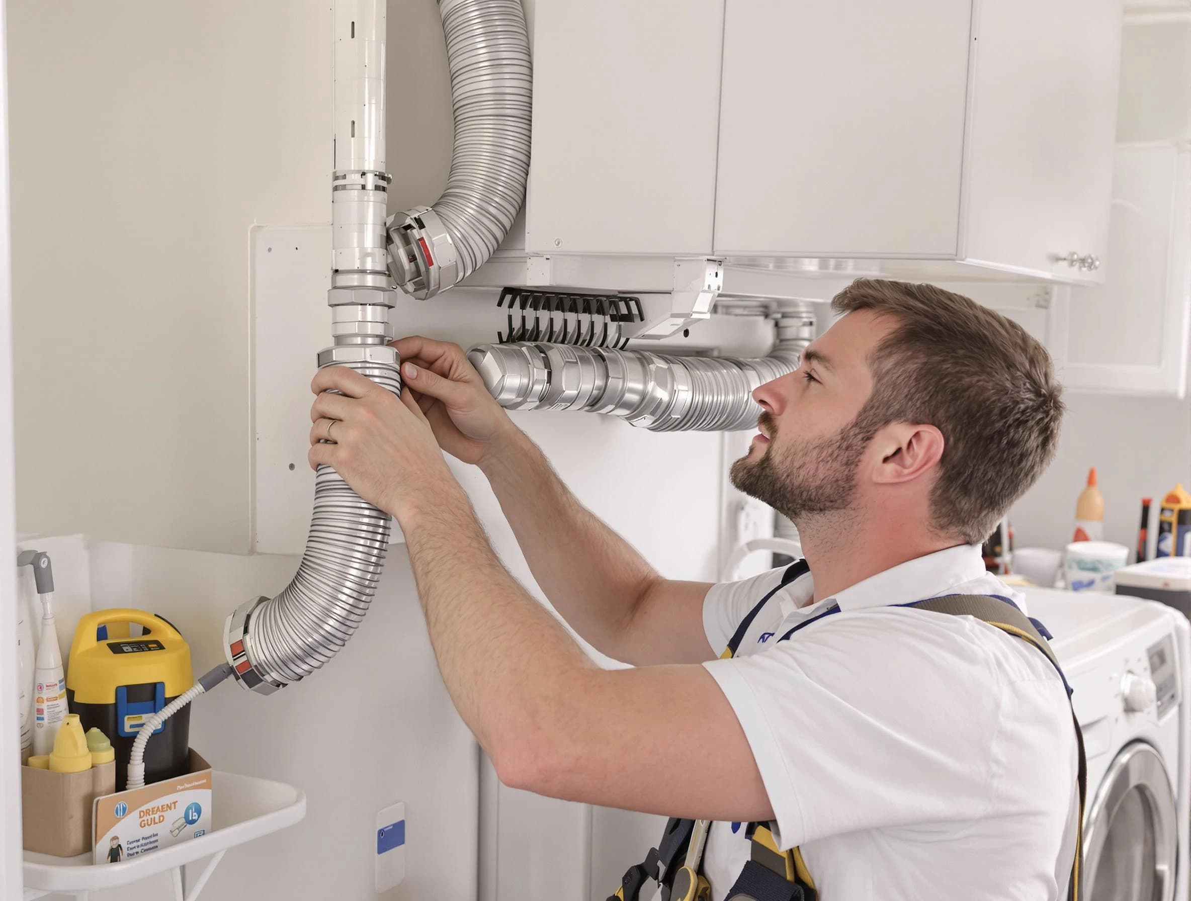 Professional dryer vent repair and installation by Temecula Dryer Vent Cleaning in Temecula