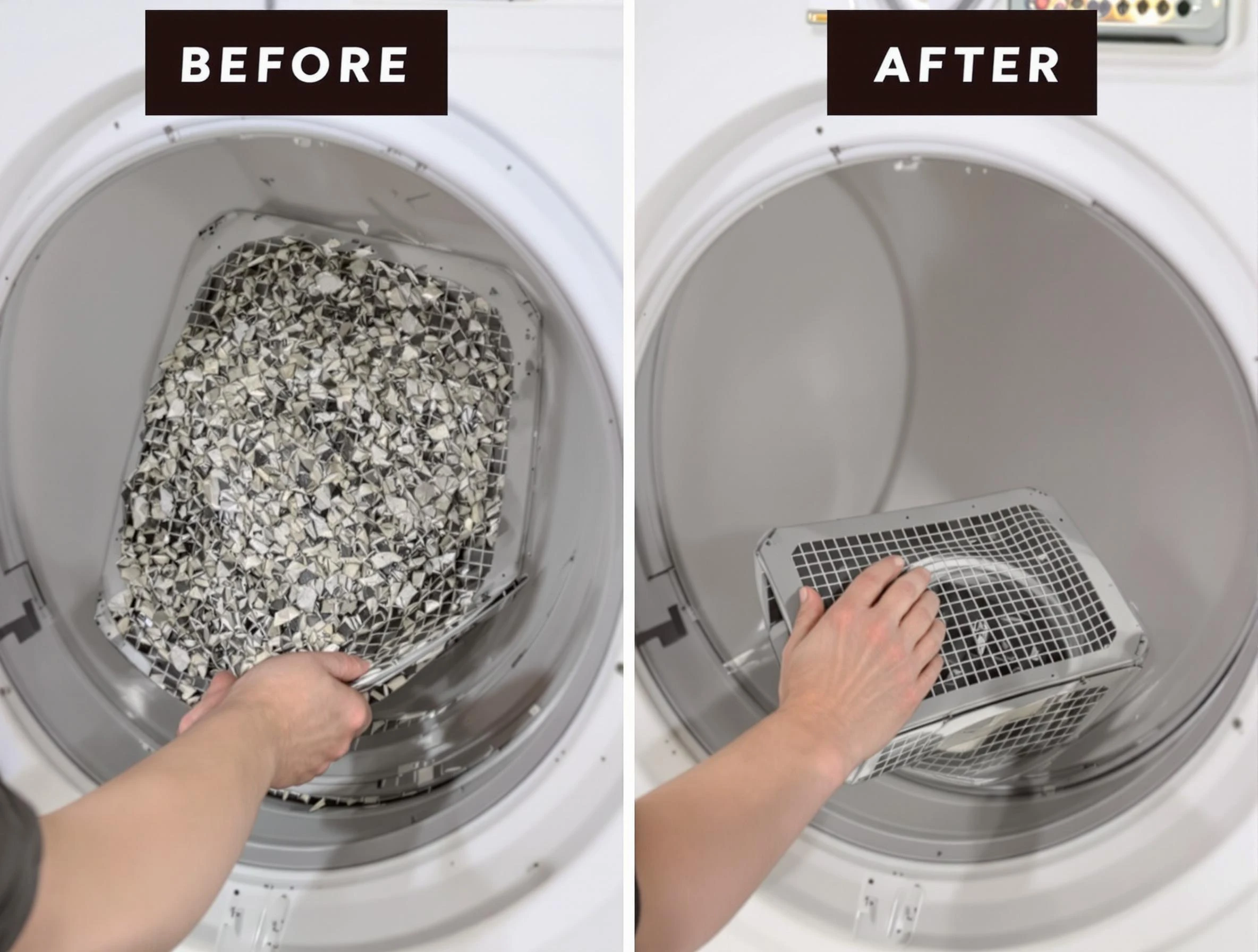 Professional lint trap cleaning by Temecula Dryer Vent Cleaning in Temecula