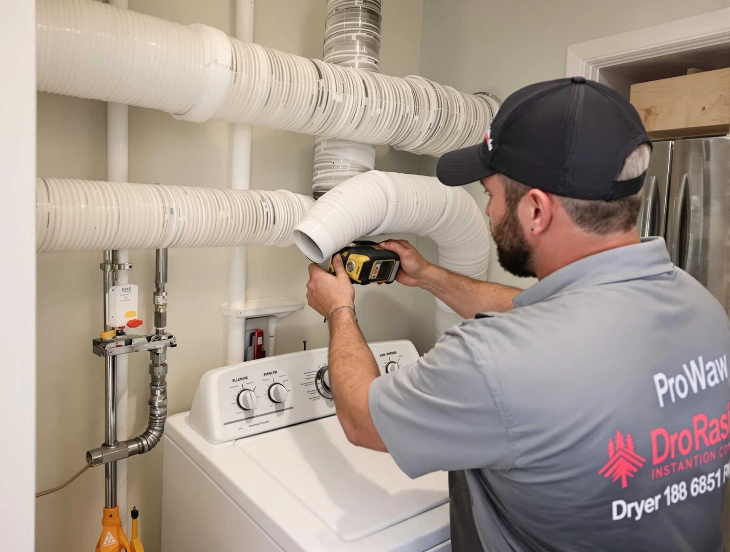 Professional dryer vent hose installation by Temecula Dryer Vent Cleaning in Temecula
