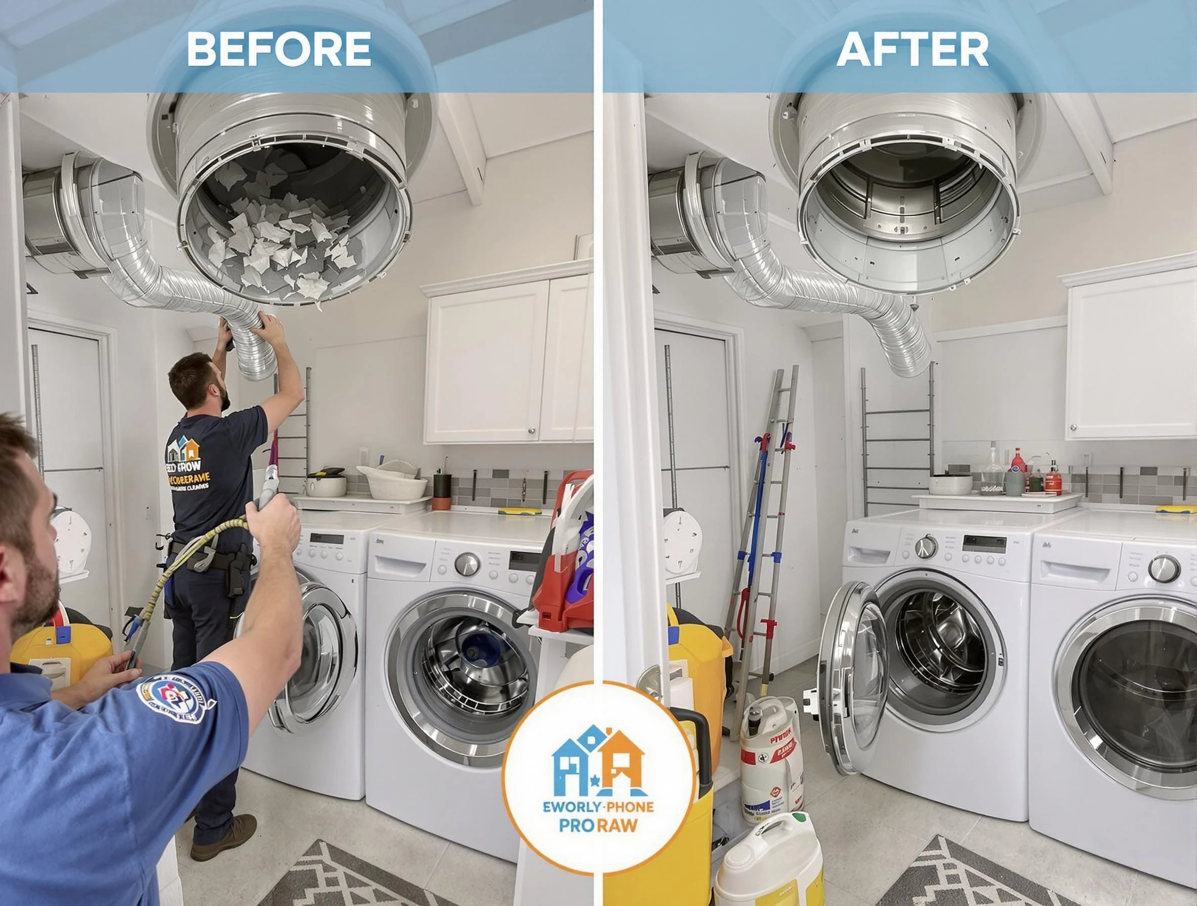 Residential dryer vent cleaning by Temecula Dryer Vent Cleaning in Temecula